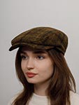 Кепка WIGENS арт. 110541 IVY CONTEMPORARY CAP (коричневый / черный)